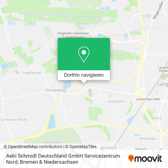 Aebi Schmidt Deutschland GmbH Servicezentrum Nord Karte