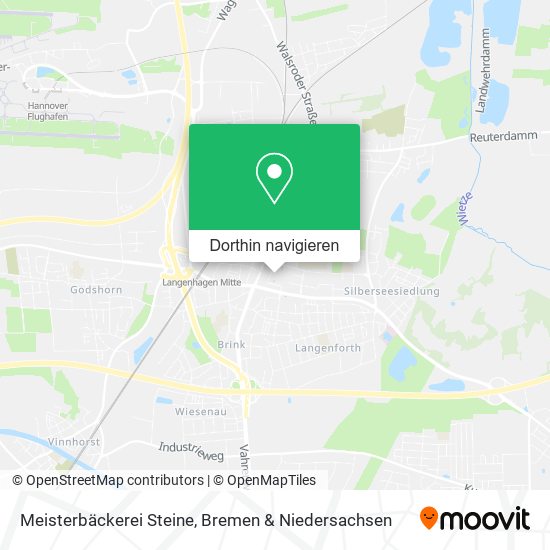 Meisterbäckerei Steine Karte