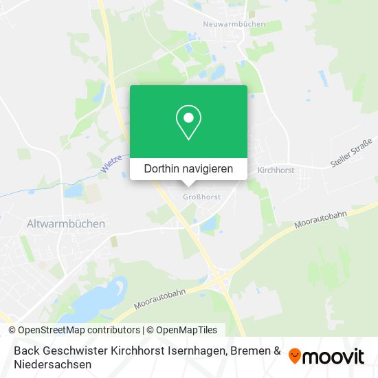 Back Geschwister Kirchhorst Isernhagen Karte
