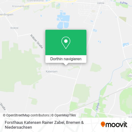 Forsthaus Katensen Rainer Zabel Karte