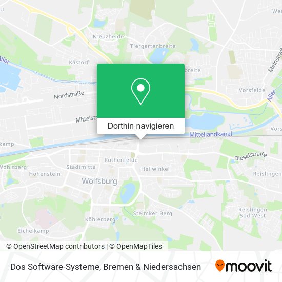 Dos Software-Systeme Karte