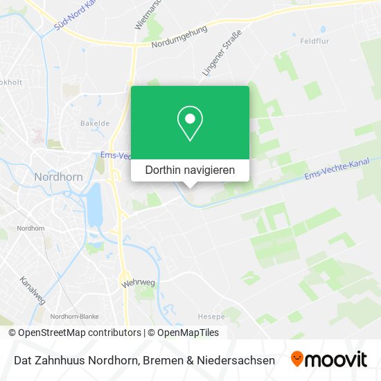 Dat Zahnhuus Nordhorn Karte