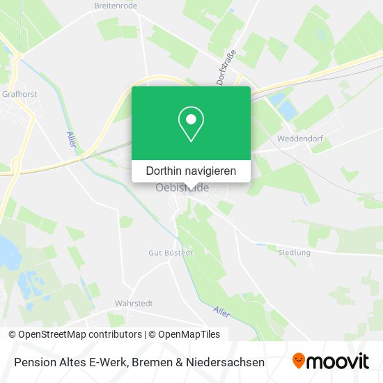 Pension Altes E-Werk Karte