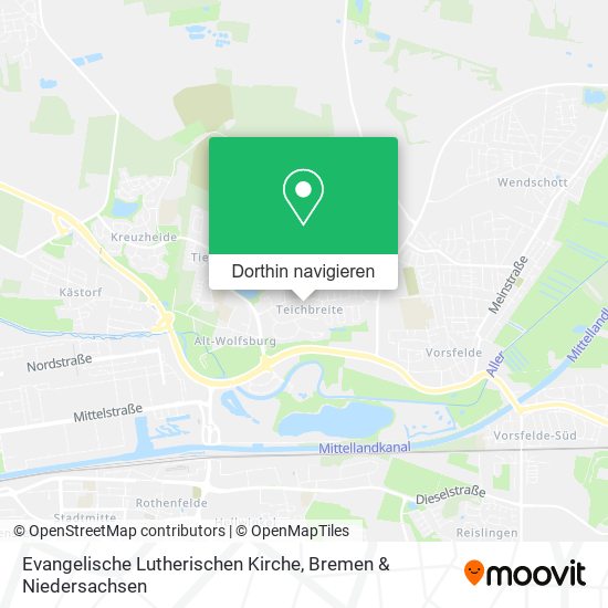 Evangelische Lutherischen Kirche Karte