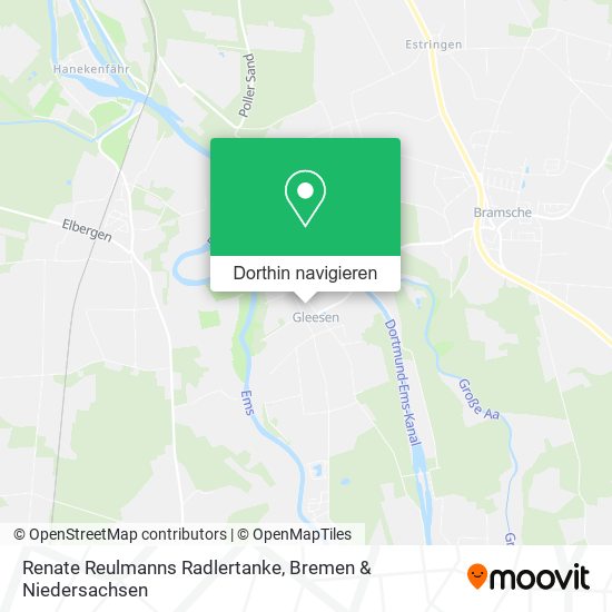 Renate Reulmanns Radlertanke Karte