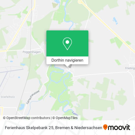 Ferienhaus Skelpebank 25 Karte