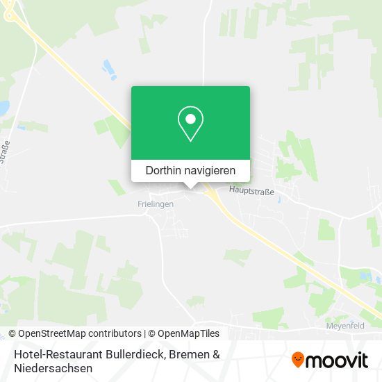 Hotel-Restaurant Bullerdieck Karte