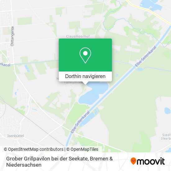Grober Grillpavilon bei der Seekate Karte