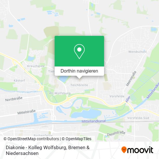 Diakonie - Kolleg Wolfsburg Karte
