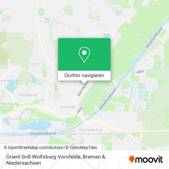 Orient Grill Wolfsburg-Vorsfelde Karte