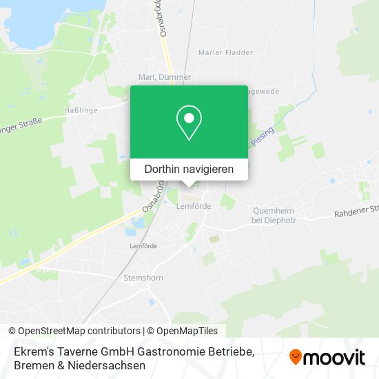 Ekrem's Taverne GmbH Gastronomie Betriebe Karte