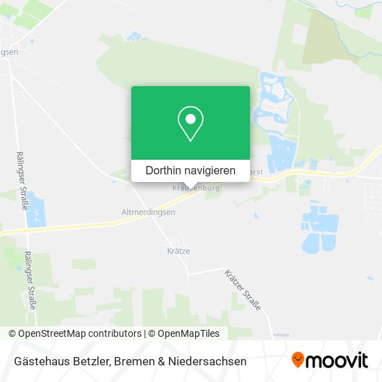 Gästehaus Betzler Karte