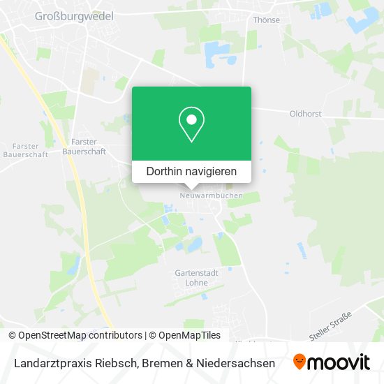 Landarztpraxis Riebsch Karte