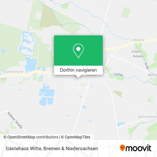 Gästehaus Witte Karte