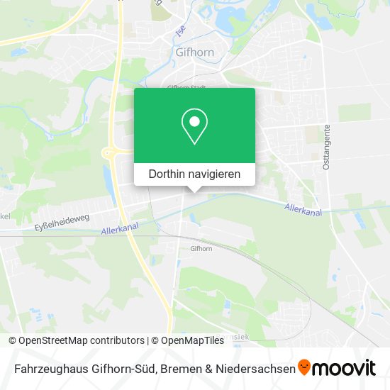 Fahrzeughaus Gifhorn-Süd Karte