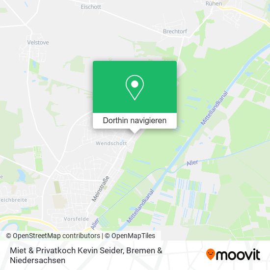 Miet & Privatkoch Kevin Seider Karte