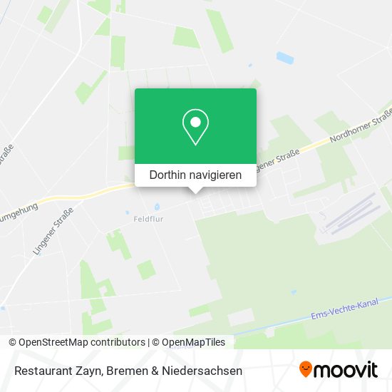 Restaurant Zayn Karte