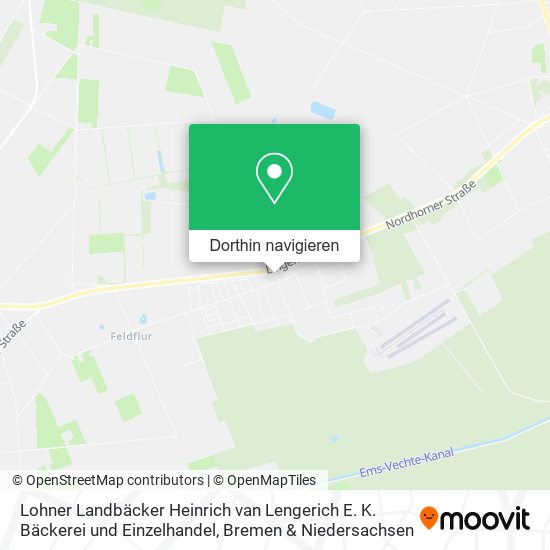 Lohner Landbäcker Heinrich van Lengerich E. K. Bäckerei und Einzelhandel Karte