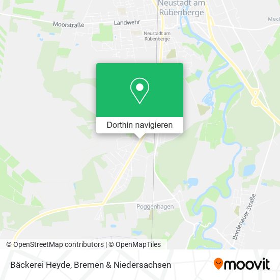 Bäckerei Heyde Karte