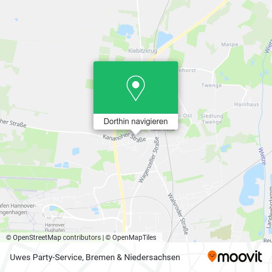 Uwes Party-Service Karte