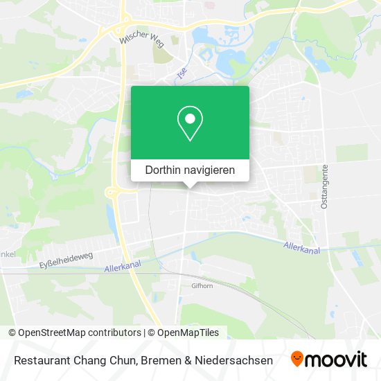 Restaurant Chang Chun Karte