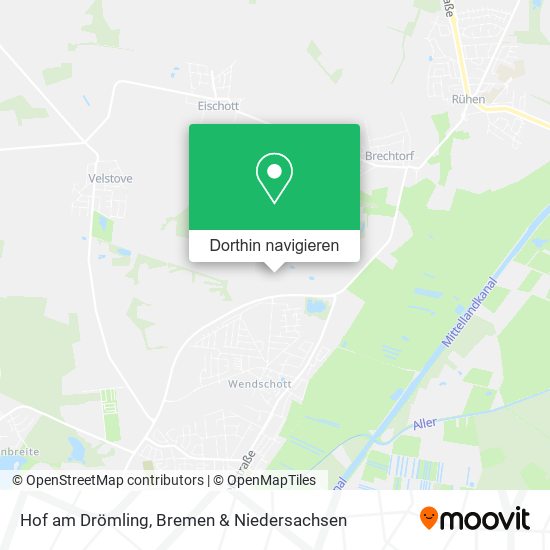 Hof am Drömling Karte