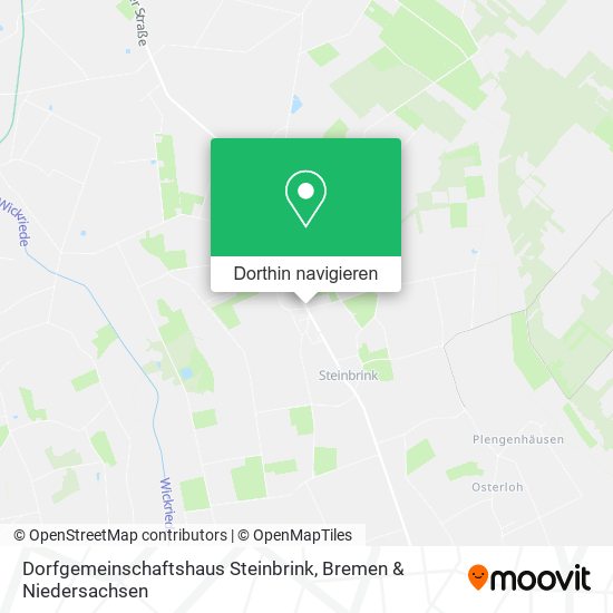 Dorfgemeinschaftshaus Steinbrink Karte