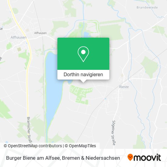 Burger Biene am Alfsee Karte