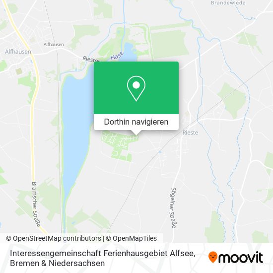 Interessengemeinschaft Ferienhausgebiet Alfsee Karte