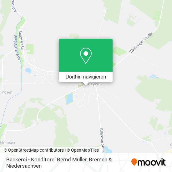 Bäckerei - Konditorei Bernd Müller Karte