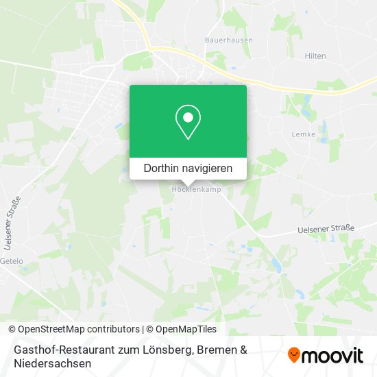 Gasthof-Restaurant zum Lönsberg Karte