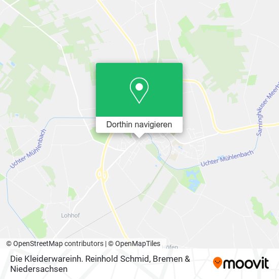 Die Kleiderwareinh. Reinhold Schmid Karte