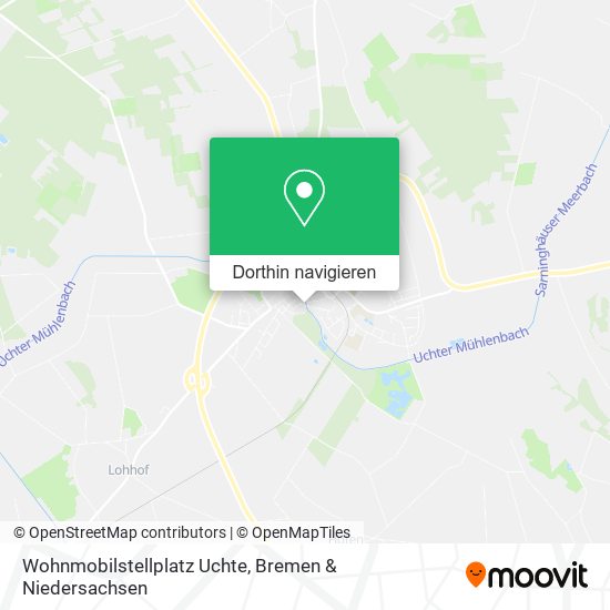 Wohnmobilstellplatz Uchte Karte