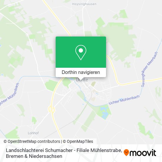 Landschlachterei Schumacher - Filiale Mühlenstrabe Karte