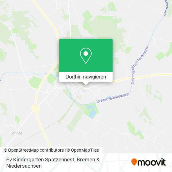 Ev Kindergarten Spatzennest Karte