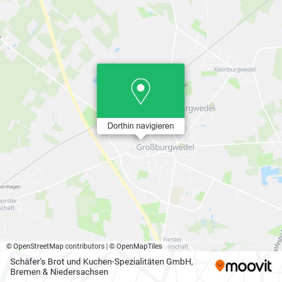 Schäfer's Brot und Kuchen-Spezialitäten GmbH Karte