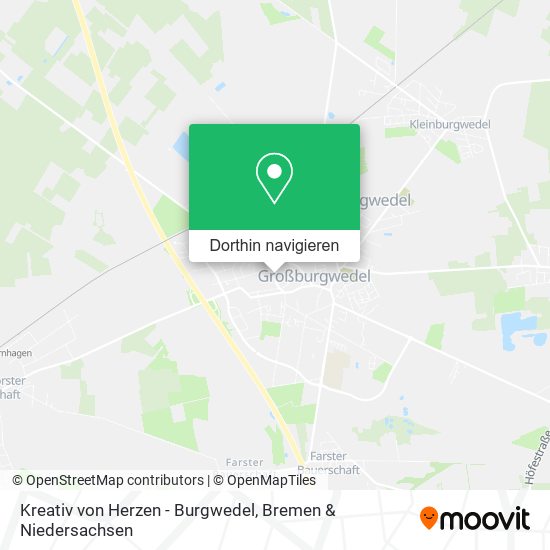 Kreativ von Herzen - Burgwedel Karte