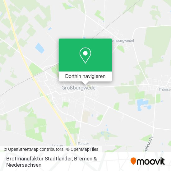 Brotmanufaktur Stadtländer Karte