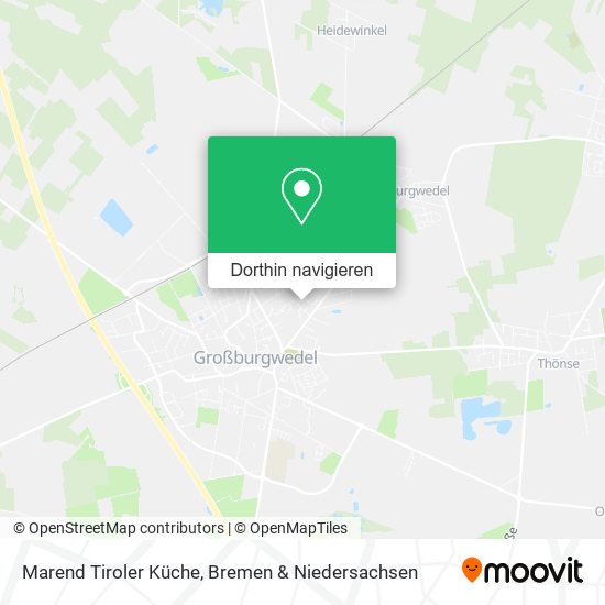 Marend Tiroler Küche Karte