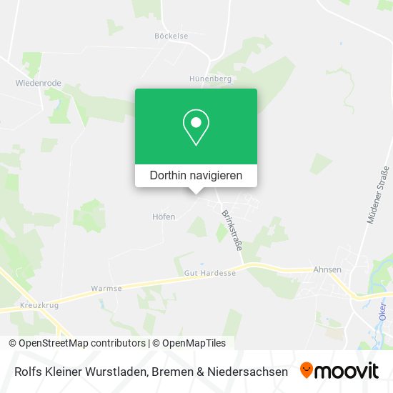 Rolfs Kleiner Wurstladen Karte