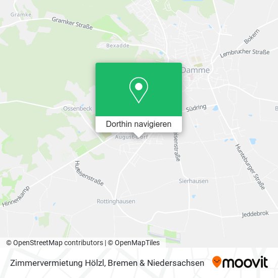 Zimmervermietung Hölzl Karte
