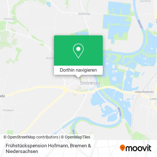 Frühstückspension Hofmann Karte