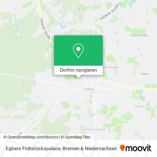 Egbers Frühstückspalace Karte