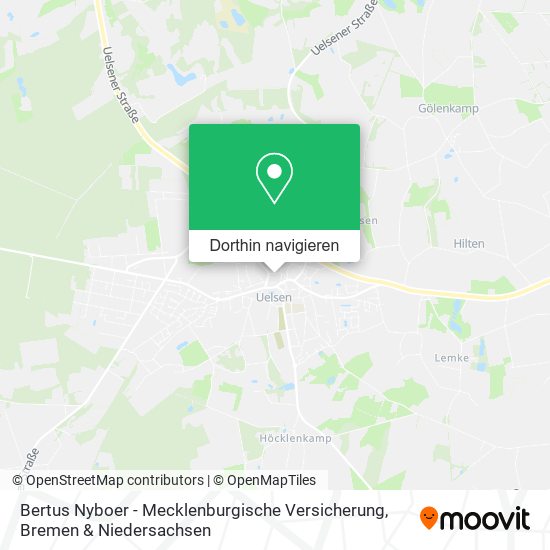 Bertus Nyboer - Mecklenburgische Versicherung Karte