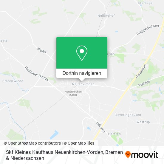 Skf Kleines Kaufhaus Neuenkirchen-Vörden Karte