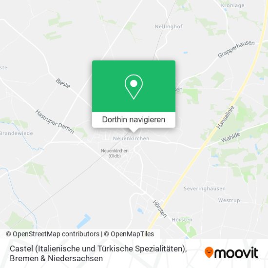 Castel (Italienische und Türkische Spezialitäten) Karte