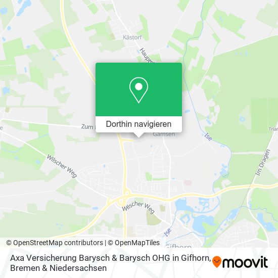 Axa Versicherung Barysch & Barysch OHG in Gifhorn Karte