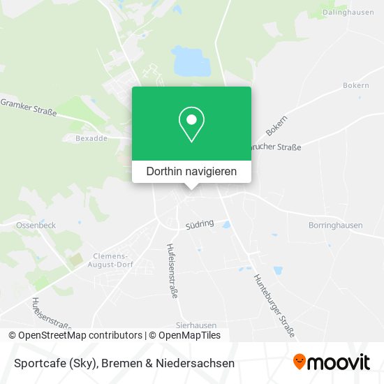 Sportcafe (Sky) Karte
