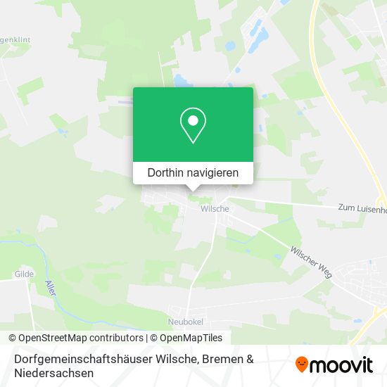 Dorfgemeinschaftshäuser Wilsche Karte
