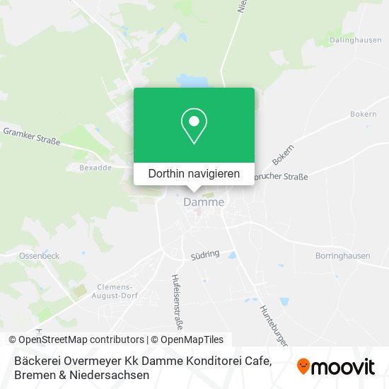 Bäckerei Overmeyer Kk Damme Konditorei Cafe Karte